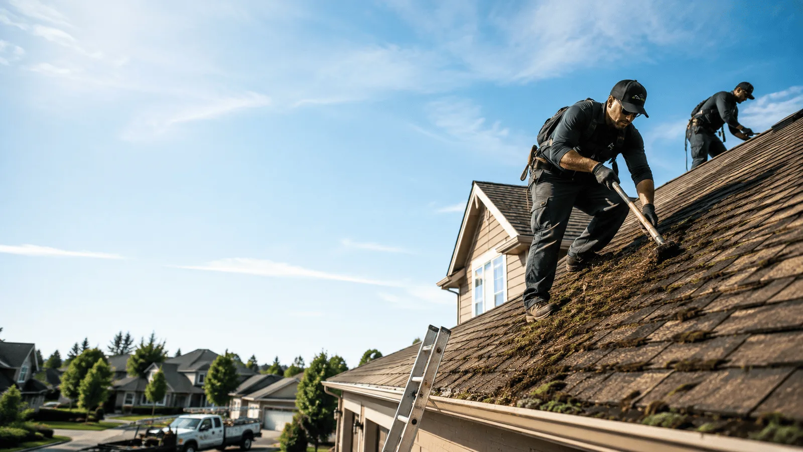 Roof Moss Removal in Jones, MI near me